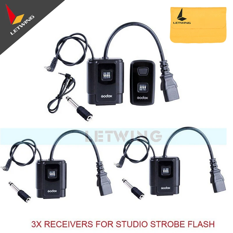 GODOX DM-16 Wireless Trigger Transmitter + 3* Receivers for Studio Strobe Flash
GODOX DM-16 Wireless Trigger Transmitter + 3* Receivers for Studio Strobe Flash