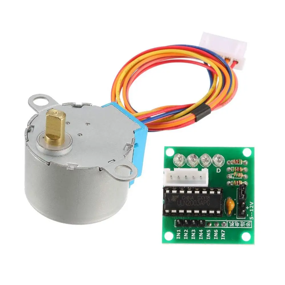 

Smart Electronics 28BYJ-48 5V 4 Phase DC Gear Stepper Motor + ULN2003 Driver Board for arduino DIY Kit