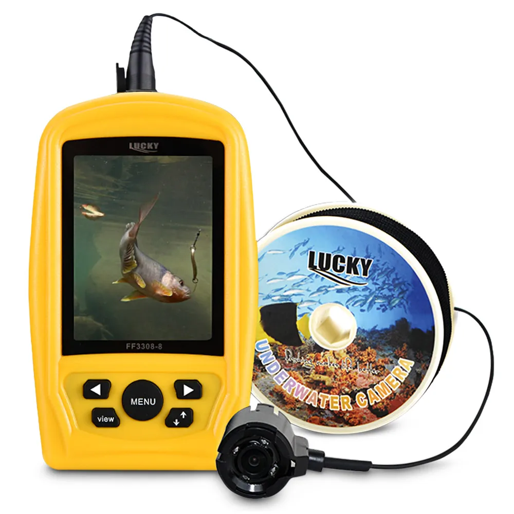 LUCKY FF3308-8 Underwater Fishing & Inspection Video Camera Fish Finder Infrared Night Vision Sensor 3.5 Inch Waterproof Monitor
LUCKY FF3308-8 Underwater Fishing & Inspection Video Camera Fish Finder Infrared Night Vision Sensor 3.5 Inch Waterproof Monitor