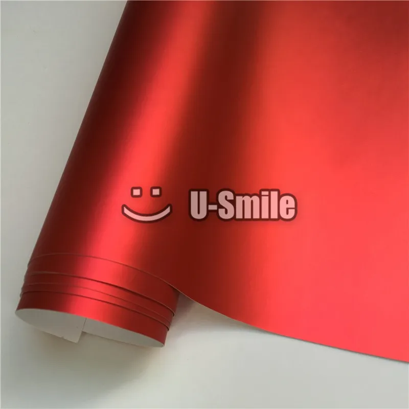 Matte-Satin-Chrome-Red-Vinyl-Wrapping-Film (3)