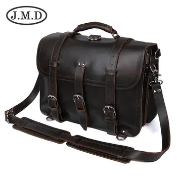 J.M.D 100% Genuine Leather Crazy Horse Leather Men's Back packs Travel Bag Shoulder Messenger Bag Handbags Briefcase 7072B
J.M.D 100% Genuine Leather Crazy Horse Leather Men's Back packs Travel Bag Shoulder Messenger Bag Handbags Briefcase 7072B