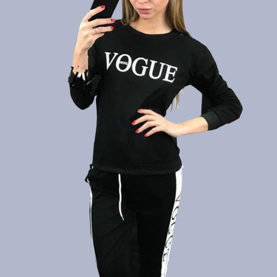 Vogue Tracksuit Knitted Warm Suit Women Long Sleeve Set Conjunto Chandal Mujer 2 Piezas Side Striped Two Piece Set Top And Pants
Vogue Tracksuit Knitted Warm Suit Women Long Sleeve Set Conjunto Chandal Mujer 2 Piezas Side Striped Two Piece Set Top And Pants