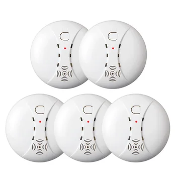KERUI 5pcs Wholesale Wireless 80dB Loudly Smart Smoke Detector Fire Smoke Sensors 433MHz For Home Security GSM WiFi Alarm System
KERUI 5pcs Wholesale Wireless 80dB Loudly Smart Smoke Detector Fire Smoke Sensors 433MHz For Home Security GSM WiFi Alarm System