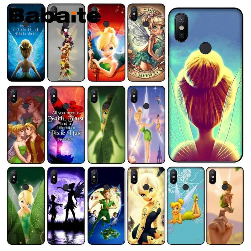 Babaite Peter Pan Wendy Tinkerbell Tinker bell Coque Shell Phone Case For redmi 5plus 5A 6pro 4X note5A note4x note7 6A coque
Babaite Peter Pan Wendy Tinkerbell Tinker bell Coque Shell Phone Case For redmi 5plus 5A 6pro 4X note5A note4x note7 6A coque