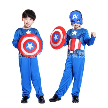 Kids Captain America Cosplay Costume Boy girl Halloween Costume Kids Play Costume Christmas Birthday Carnaval Costume z30
Kids Captain America Cosplay Costume Boy girl Halloween Costume Kids Play Costume Christmas Birthday Carnaval Costume z30