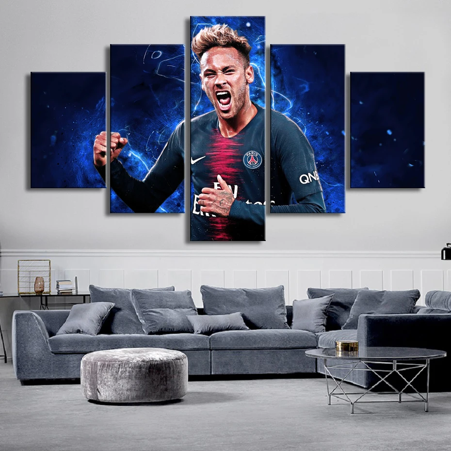 5 Pieces Paris Saint-Germain Neymar Posters Canvas Paintings Brazil Football Stars Wall Art Sports Print Picture Kids Room Decor
5 Pieces Paris Saint-Germain Neymar Posters Canvas Paintings Brazil Football Stars Wall Art Sports Print Picture Kids Room Decor