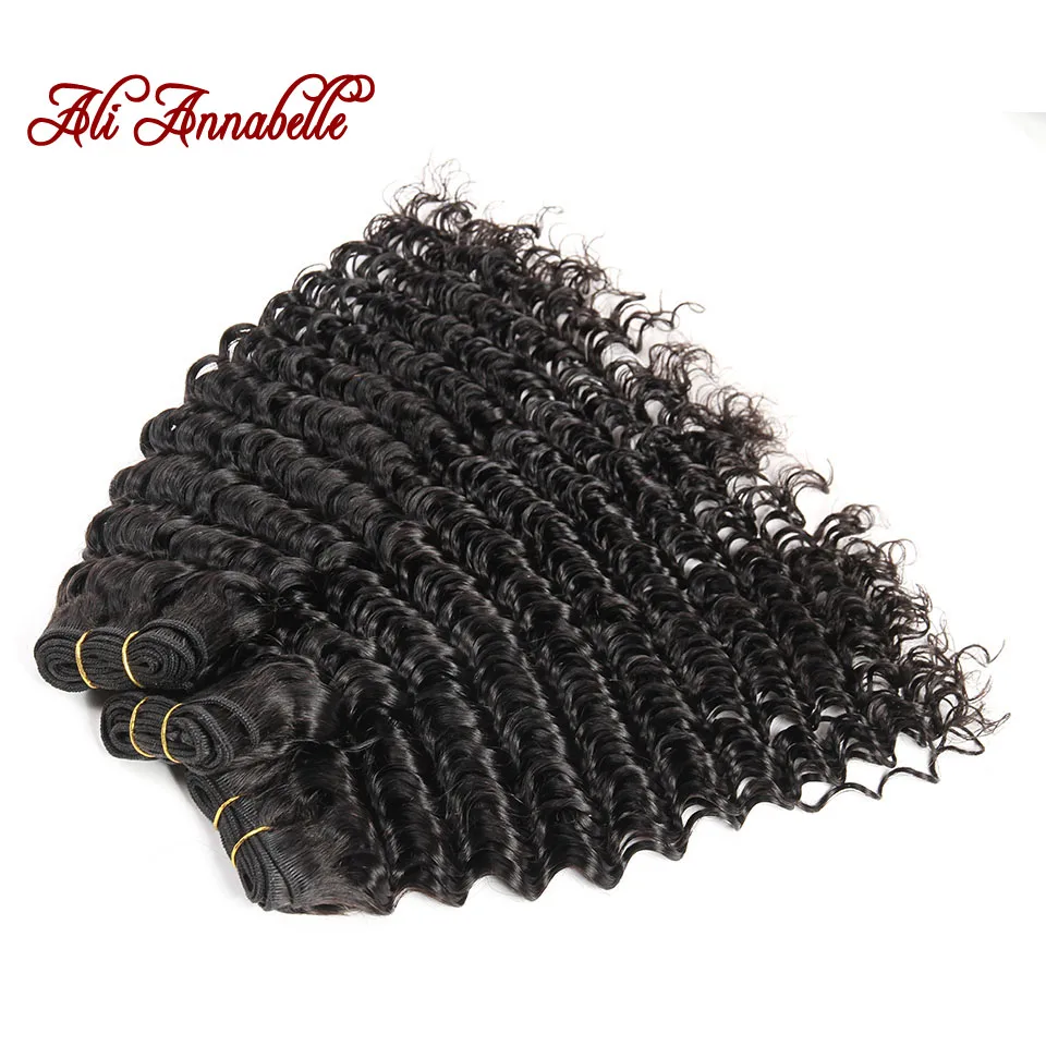Ali Annabelle Malaysian Human Hair Weave Bundles 3 Bundle Deep Wave Hair 10-28 Inch Hair Natural Color Remy Hair Extensions
Ali Annabelle Malaysian Human Hair Weave Bundles 3 Bundle Deep Wave Hair 10-28 Inch Hair Natural Color Remy Hair Extensions