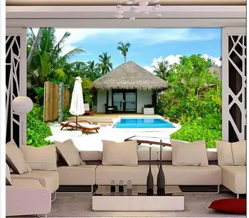 Decorative landscape of the swimming pool photo mural wallpaper Home Decoration painting wallpaper
Decorative landscape of the swimming pool photo mural wallpaper Home Decoration painting wallpaper
