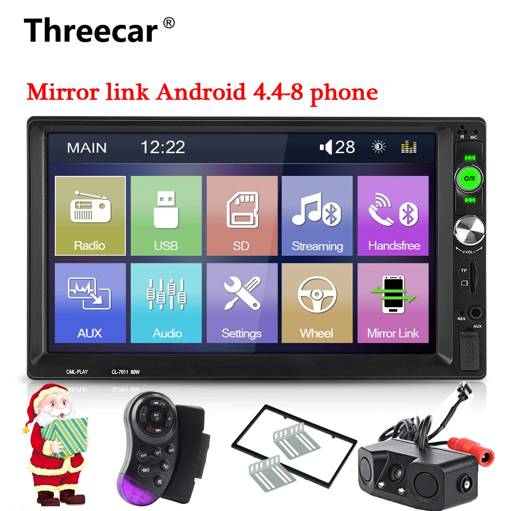 

2 din Car Radio 7" HD Autoradio Multimedia Player 2DIN mirrorlink Touch Screen Auto audio Car Stereo MP5 Bluetooth USB TF FM Cam
