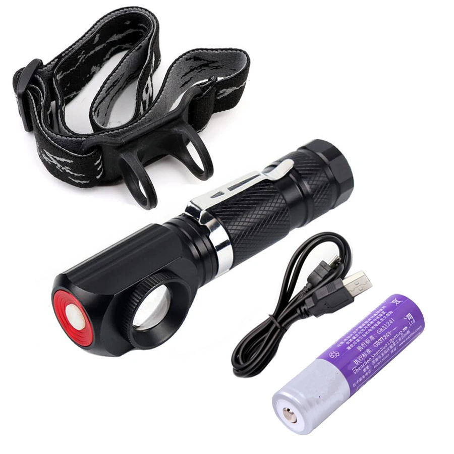 10W Cree T6 LED Zoom 18650 Headlight USB Flashlight Camping Hunting Head light Torch Lamp Lantern with Clip Tail magnet
10W Cree T6 LED Zoom 18650 Headlight USB Flashlight Camping Hunting Head light Torch Lamp Lantern with Clip Tail magnet