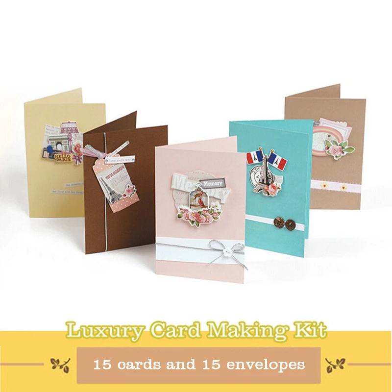 15 cards flower paper craft diy material blank card kit children craft paper card gift card making supplies
15 cards flower paper craft diy material blank card kit children craft paper card gift card making supplies