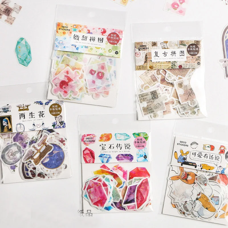 Lovely Cartoon Retro Puzzle Diamond Decoration Scrapbooking Sticker Adhesive Washi Sticker Kawaii Diy Diary Album Stationery
Lovely Cartoon Retro Puzzle Diamond Decoration Scrapbooking Sticker Adhesive Washi Sticker Kawaii Diy Diary Album Stationery
