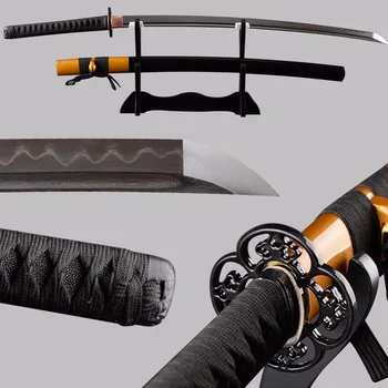 Swords Full Tang Japanese Katana Sharp Folded Steel Clay Tempered Blade Espada Cuttig Practice Sword Metal Home Decoration
Swords Full Tang Japanese Katana Sharp Folded Steel Clay Tempered Blade Espada Cuttig Practice Sword Metal Home Decoration