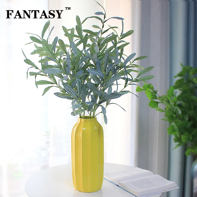 FANTASY Olive Leaf Artificial Tree Branch Silk Green Plant Fake Flower Arranging Wreath Material Wedding Home Indoor Decoration
FANTASY Olive Leaf Artificial Tree Branch Silk Green Plant Fake Flower Arranging Wreath Material Wedding Home Indoor Decoration