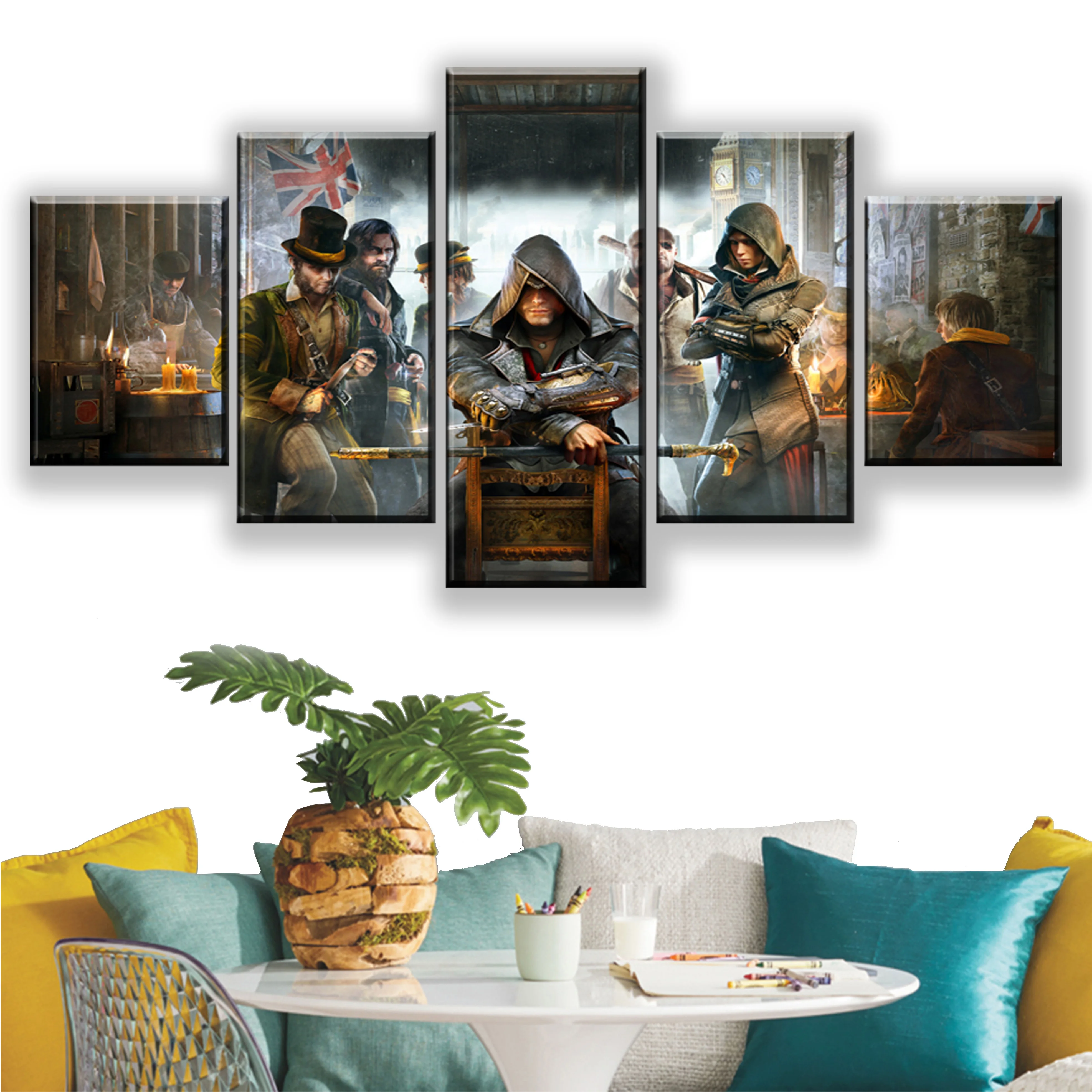 HD 5 Pieces Assassins Creed Canvas Print Printed Video Games Canvas Paintings Posters Wall Art Prints Home Decoration Framework
HD 5 Pieces Assassins Creed Canvas Print Printed Video Games Canvas Paintings Posters Wall Art Prints Home Decoration Framework