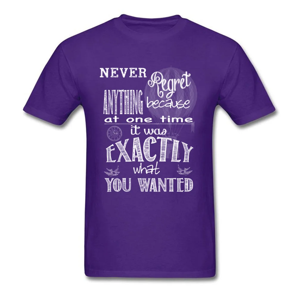 Never Regret Inspirational Typography_purple