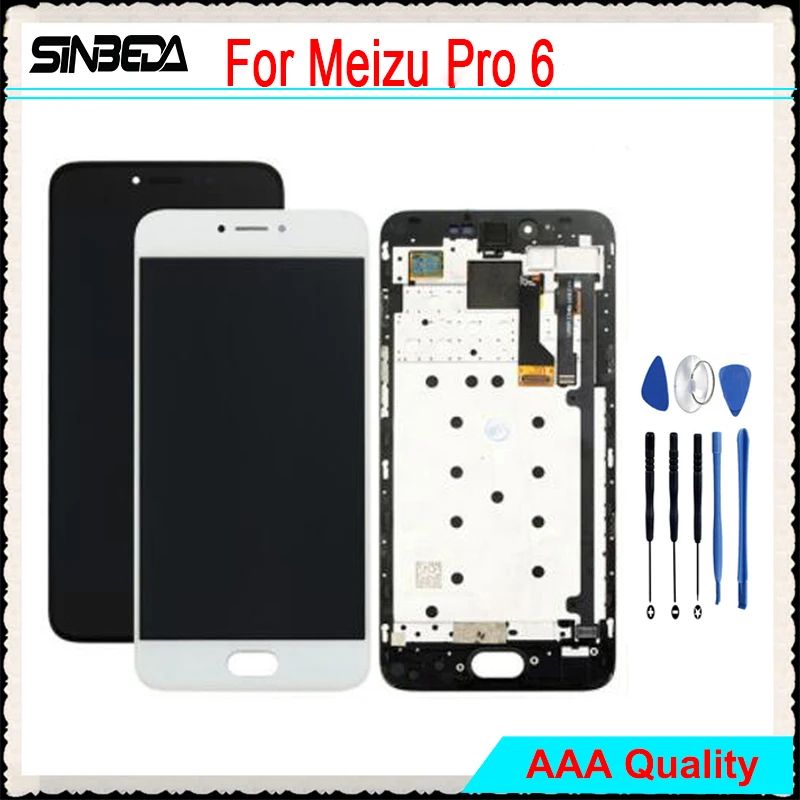 5.2"Sinbeda For MEIZU Pro 6 LCD Display Touch Screen with Frame Digitizer Assembly For MEIZU Pro 6 Display For Meizu pro6 LCD #
5.2"Sinbeda For MEIZU Pro 6 LCD Display Touch Screen with Frame Digitizer Assembly For MEIZU Pro 6 Display For Meizu pro6 LCD #