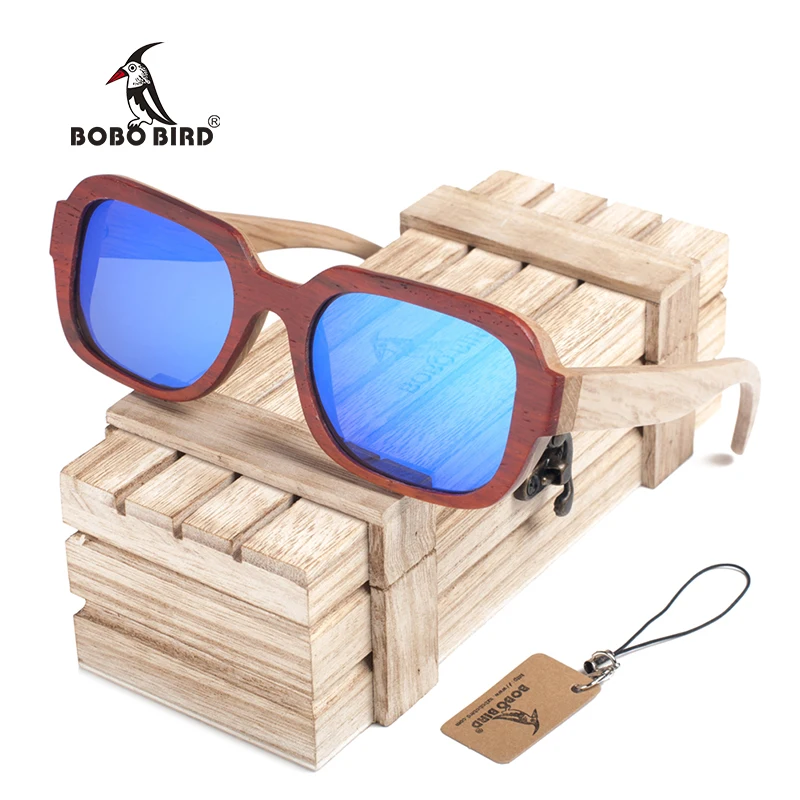 BOBO BIRD DG03 Cool Wooden Sunglasses Splice Wood Frame Color Polarized Lens Gafas Sun Glasses for Men Women in Wooden Gift Box
BOBO BIRD DG03 Cool Wooden Sunglasses Splice Wood Frame Color Polarized Lens Gafas Sun Glasses for Men Women in Wooden Gift Box