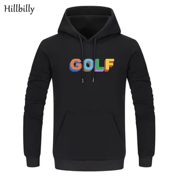 

New Men golf Flame Le Fleur Tyler The Creator gentleman Hoodies Hoody hooded Sweatshirts velvet Cotton Drake Thicken Fleece