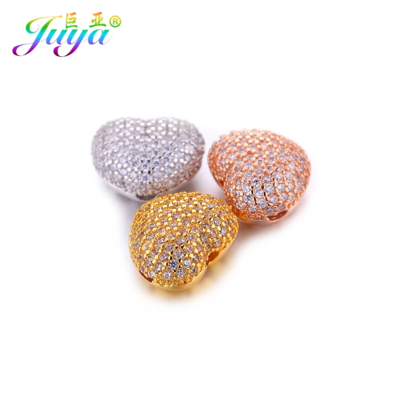 

5pcs/lot Dropshipping Decoration Heart Beads Handmade Metal Charm Beads For Natural Stones Beadwork Beading Jewelry Making