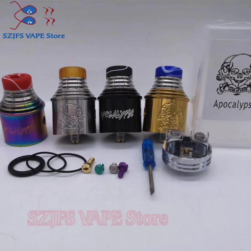 1:1 E Cigarette Apocalypse war of vape RDA armageddon mfg 5mm Airflow 21mm Build Deck vs Goon 528 25 RDA QP Design KALI V2 RDA
1:1 E Cigarette Apocalypse war of vape RDA armageddon mfg 5mm Airflow 21mm Build Deck vs Goon 528 25 RDA QP Design KALI V2 RDA