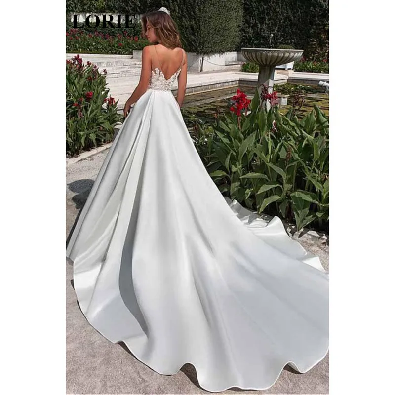 LORIE Wedding Dress 2019 Lace top, Long Train Stain Skirt Bride dress A-Line Sumer Beach Wedding Dresses vestido de casamento
LORIE Wedding Dress 2019 Lace top, Long Train Stain Skirt Bride dress A-Line Sumer Beach Wedding Dresses vestido de casamento