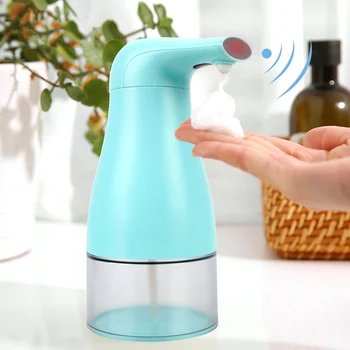 250ml Blue/ White Touchless Foaming Soap Dispenser Automatic Sensor Soap Dispenser Bathroom Kitchen Soap Bottle Battery Powered
250ml Blue/ White Touchless Foaming Soap Dispenser Automatic Sensor Soap Dispenser Bathroom Kitchen Soap Bottle Battery Powered
