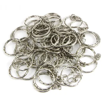 Hot Sale 50pcs Metal DIY Jewelry making Split Keychain Ring Parts Key Chains With 25mm Open Jump Ring
Hot Sale 50pcs Metal DIY Jewelry making Split Keychain Ring Parts Key Chains With 25mm Open Jump Ring