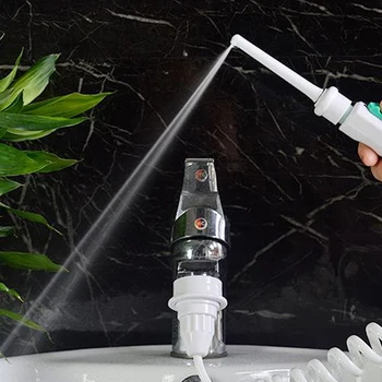 Portable Oral Irrigator Water Flosser Teeth Cleaner Dental Toothbrush Oral Irrigation Teeth Cleaning With 6 Nozzle Faucet
Portable Oral Irrigator Water Flosser Teeth Cleaner Dental Toothbrush Oral Irrigation Teeth Cleaning With 6 Nozzle Faucet