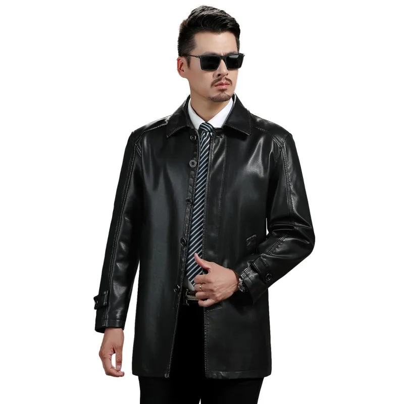 808 New Fashion Sheepskin Lapel Spring and Autumn Clothing Men's Long-style Genuine Leather Trench Coat
808 New Fashion Sheepskin Lapel Spring and Autumn Clothing Men's Long-style Genuine Leather Trench Coat