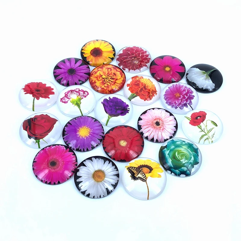 40pcs/lot 10mm 12mm 14mm 16mm Colorful Flowers Pattern Round Glass Cabochon for DIY Jewelry Making Findings & Components T017
40pcs/lot 10mm 12mm 14mm 16mm Colorful Flowers Pattern Round Glass Cabochon for DIY Jewelry Making Findings & Components T017