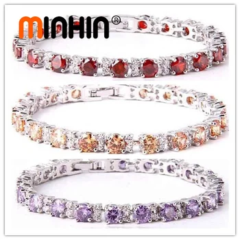 MINHIN Luxury Cubic Zirconia Bracelet Ladies Charm Wrist Bracelet Wedding Jewelry Women Engagement Bracelet Jewelry
MINHIN Luxury Cubic Zirconia Bracelet Ladies Charm Wrist Bracelet Wedding Jewelry Women Engagement Bracelet Jewelry