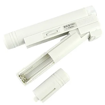 Pen Style Portable Jewelry Microscope Loupe 100X Magnifier with Glasses LED Lights Free Shpping
Pen Style Portable Jewelry Microscope Loupe 100X Magnifier with Glasses LED Lights Free Shpping