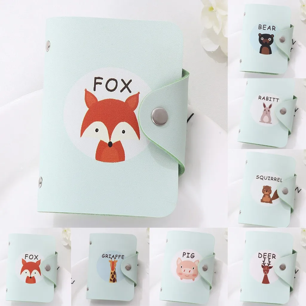 Pocket wallet memory Fashion Creative Fresh Cute Animals Women Bank Card Package Coin Bag Credit Card holder Capacity *0.6
Pocket wallet memory Fashion Creative Fresh Cute Animals Women Bank Card Package Coin Bag Credit Card holder Capacity *0.6