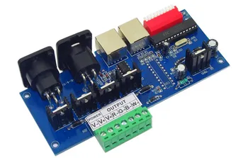 4CH 4 channels x 4A with RJ45 interface RGBW LED Controller Easy DMX DMX512 Decoder,Dimmer,Drive,DC12V-24V for LED Strip Light
4CH 4 channels x 4A with RJ45 interface RGBW LED Controller Easy DMX DMX512 Decoder,Dimmer,Drive,DC12V-24V for LED Strip Light