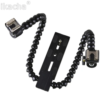 Flexible Dual Arm Hot shoe Flash Bracket For CANON NIKON PENTAX MACRO SHOT
Flexible Dual Arm Hot shoe Flash Bracket For CANON NIKON PENTAX MACRO SHOT