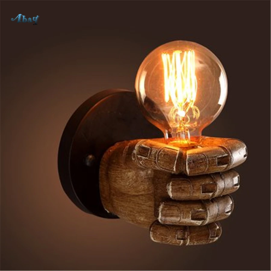 American Vintage Fist Shape led Wall Lamps living room decoration industrial Bathroom Light Country Decor Wall Art light Fixture 
American Vintage Fist Shape led Wall Lamps living room decoration industrial Bathroom Light Country Decor Wall Art light Fixture