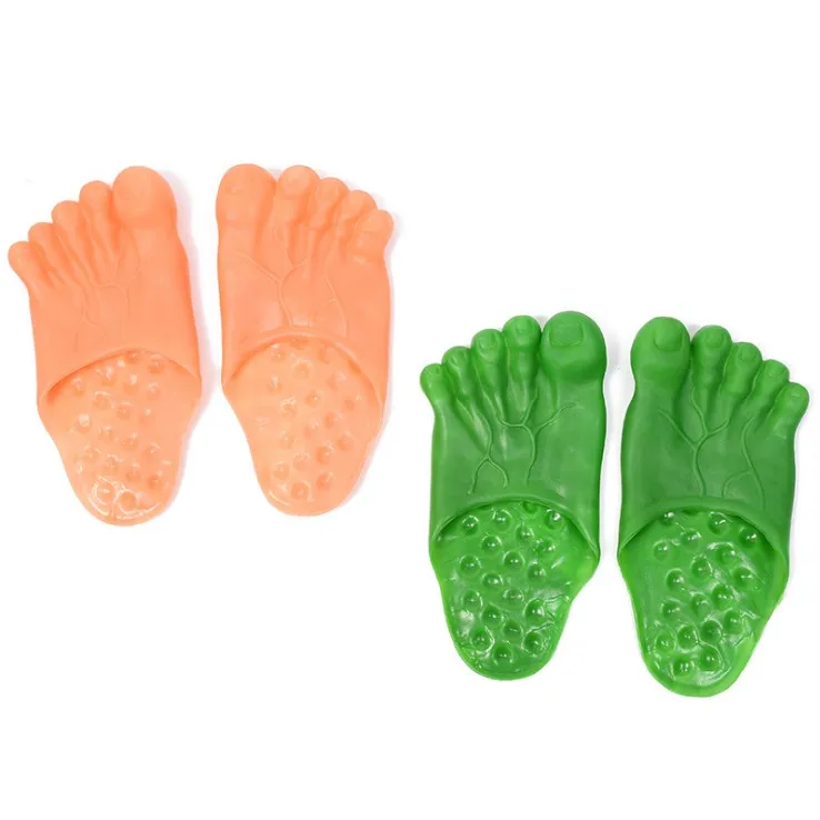 COS Halloween April Fools' Day Tricky Toys Ball Makeup perform The Incredible Hulk Slipper Shoe covers Big feet green Accessorie 
COS Halloween April Fools' Day Tricky Toys Ball Makeup perform The Incredible Hulk Slipper Shoe covers Big feet green Accessorie