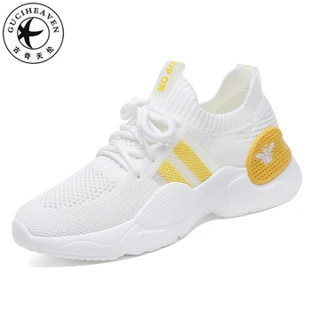 Summer Autumn New Women Breathable Mesh Lace-up Causal Sneakers Student White Yellow White Pink Vulcanized Shoes Tenis Feminino
Summer Autumn New Women Breathable Mesh Lace-up Causal Sneakers Student White Yellow White Pink Vulcanized Shoes Tenis Feminino