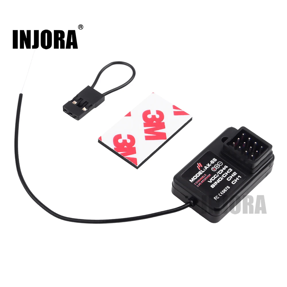 INJORA 4CH 2.4G RC Receiver for AUSTAR AX6S Transmitter Controller RC Car Boat Parts
INJORA 4CH 2.4G RC Receiver for AUSTAR AX6S Transmitter Controller RC Car Boat Parts