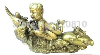 Bronze statue copper Ministering hentong copper lotus root steadily high lucky crafts decoration
Bronze statue copper Ministering hentong copper lotus root steadily high lucky crafts decoration