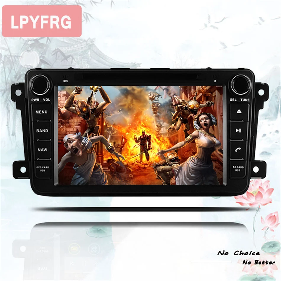 2Din android 10 для Mazda CX9 CX 9 2007 2017 автомобильный DVD плеер 8 "GPS навигация 4 + 64G телефонная