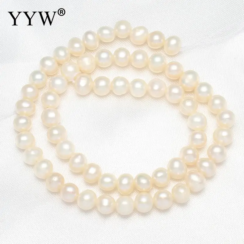 YYW High Quality 6-7mm 100% Natural Freshwater Pearl Beads white Pearl Round Loose Beads DIY Necklace Bracelat Jewelry Making
YYW High Quality 6-7mm 100% Natural Freshwater Pearl Beads white Pearl Round Loose Beads DIY Necklace Bracelat Jewelry Making