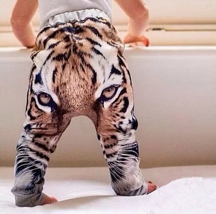 Hot sale ! Spring autumn Children 3D printing tiger head haroun pants Baby comfortable leisure trousers
Hot sale ! Spring autumn Children 3D printing tiger head haroun pants Baby comfortable leisure trousers