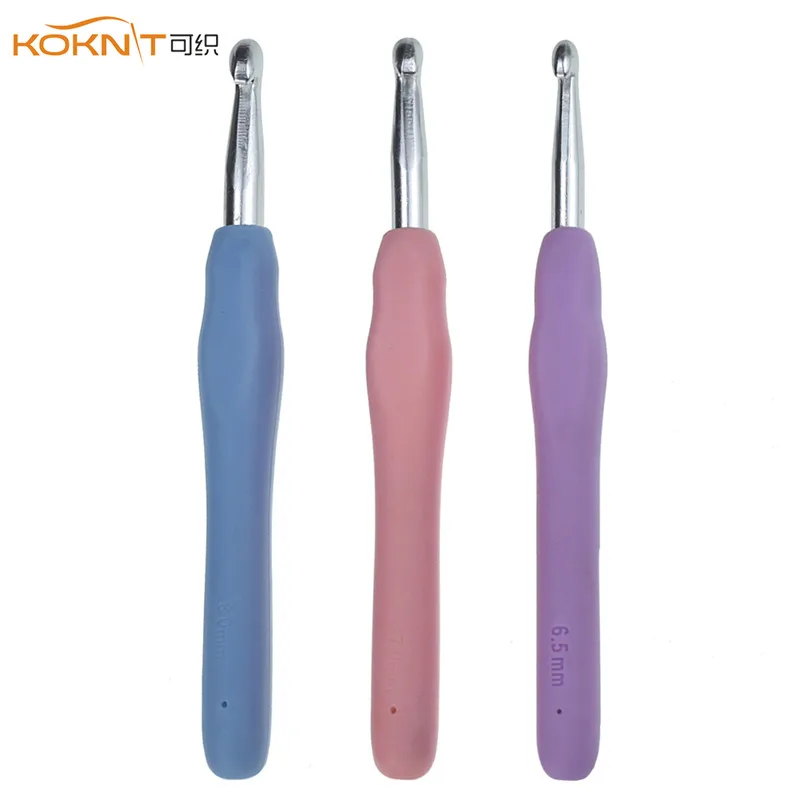 KOKNIT 3PCs/set Aluminum Crochet Hooks Candy Smooth Needles For Knitting Ergonomic Crochet Set Perfect For Arthritic Handle
KOKNIT 3PCs/set Aluminum Crochet Hooks Candy Smooth Needles For Knitting Ergonomic Crochet Set Perfect For Arthritic Handle