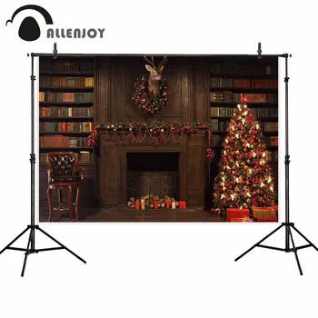 Allenjoy photo background fireplace Christmas tree decor brown bookshef deer realistic decoration backdrop studio photographer
Allenjoy photo background fireplace Christmas tree decor brown bookshef deer realistic decoration backdrop studio photographer