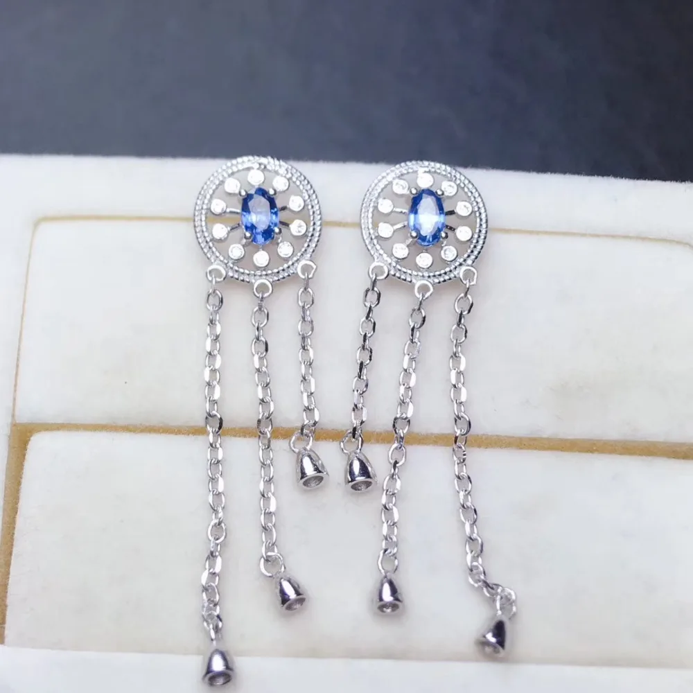 Elegant Tassels cirque natural blue sapphire drop earrings Natural gemstone earrings 925 silver girl women party gift jewelry
Elegant Tassels cirque natural blue sapphire drop earrings Natural gemstone earrings 925 silver girl women party gift jewelry