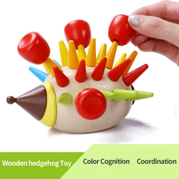 New Wooden Toy Colourful DIY Magnetic Hedgehog Knocked Toys Building Blocks Children Early Childhood Education New Year Gift C1
New Wooden Toy Colourful DIY Magnetic Hedgehog Knocked Toys Building Blocks Children Early Childhood Education New Year Gift C1