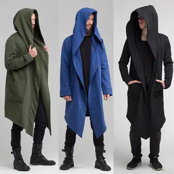 Fashion Mens Hoodie Coat Long Outwear Tops Jacket Actviewear Cardigan Hooded Cloak Jacket Solid Winter Autumn Cardigan Outwear
Fashion Mens Hoodie Coat Long Outwear Tops Jacket Actviewear Cardigan Hooded Cloak Jacket Solid Winter Autumn Cardigan Outwear