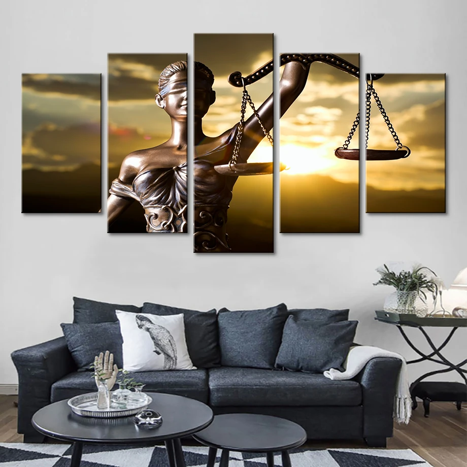 HD Prints Canvas Poster Home Decor 5 Pieces Themis Goddess Of Justice Painting Modular Living Room Wall Art Pictures Framework
HD Prints Canvas Poster Home Decor 5 Pieces Themis Goddess Of Justice Painting Modular Living Room Wall Art Pictures Framework